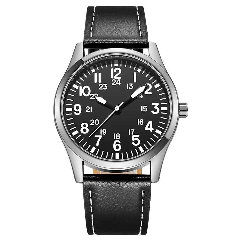 Aviation Inspired 42mm Pilot Collection Easy Reading Japanese Movement 24H Display