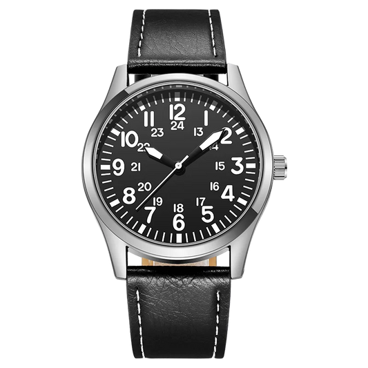 Aviation Inspired 42mm Pilot Collection Easy Reading Japanese Movement 24H Display