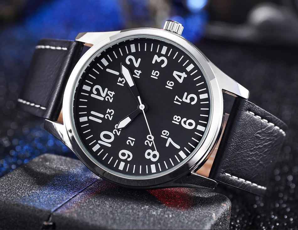 Aviation Inspired 42mm Pilot Collection Easy Reading Japanese Movement 24H Display