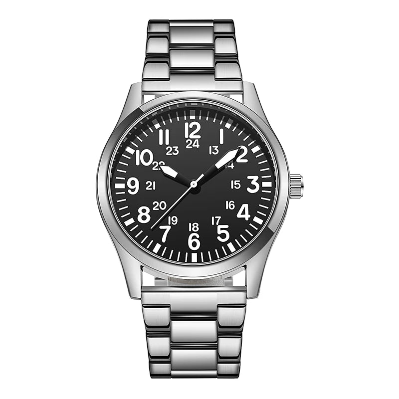 Aviation Inspired 42mm Pilot Collection Easy Reading Japanese Movement 24H Display