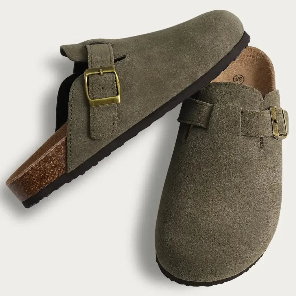 Fashion Men Mules Shoe with Arch Support Unisex Classic Beach Birkenstok Mens Shoes Men's Suede Sandals Retro Cork Clogs Тапочки