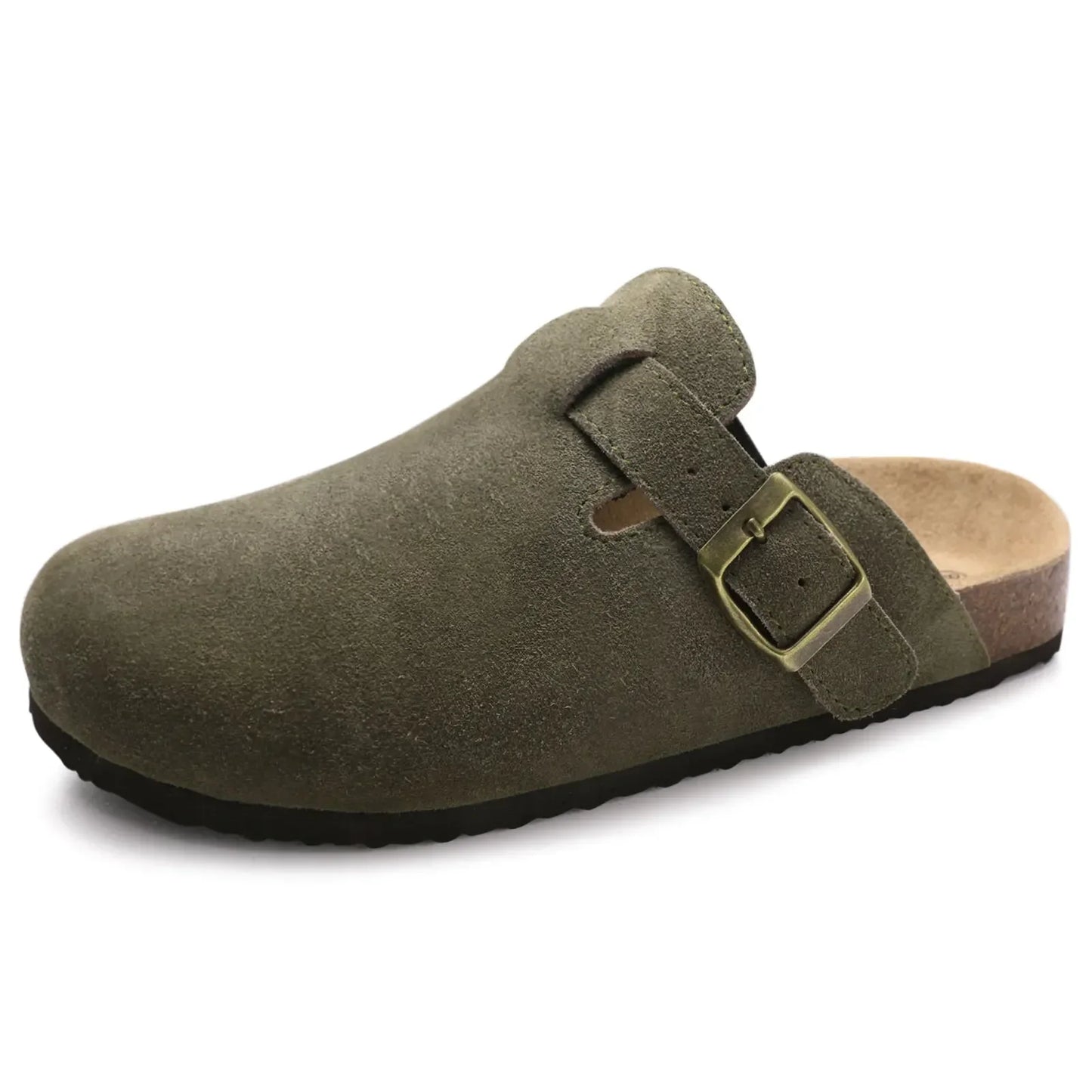 Fashion Men Mules Shoe with Arch Support Unisex Classic Beach Birkenstok Mens Shoes Men's Suede Sandals Retro Cork Clogs Тапочки